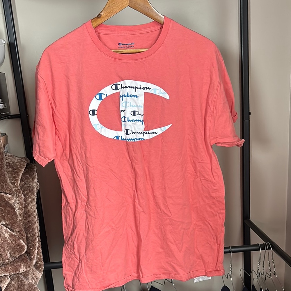 Champion Men's Coral T-Shirt